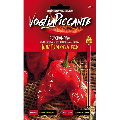 Peperoncino Bhut Jolokia Red