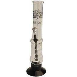 Bong black leaf 33cm